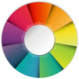 Color wheel spectrum